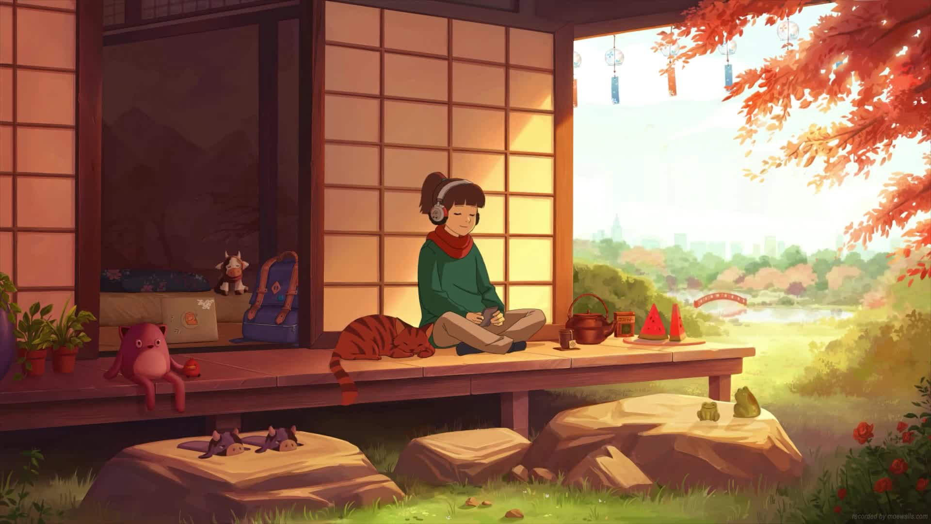 Fille Lofi automne